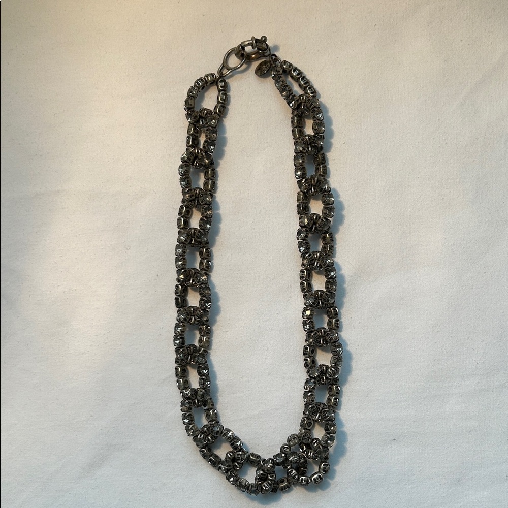 J. Crew Metallic Beaded Necklace
